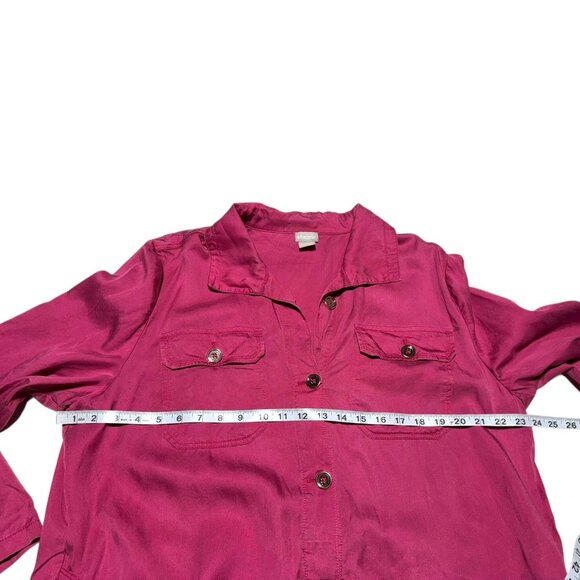 Chico's Twill Jacket Pink Size 16/18 - Picture 4 of 9